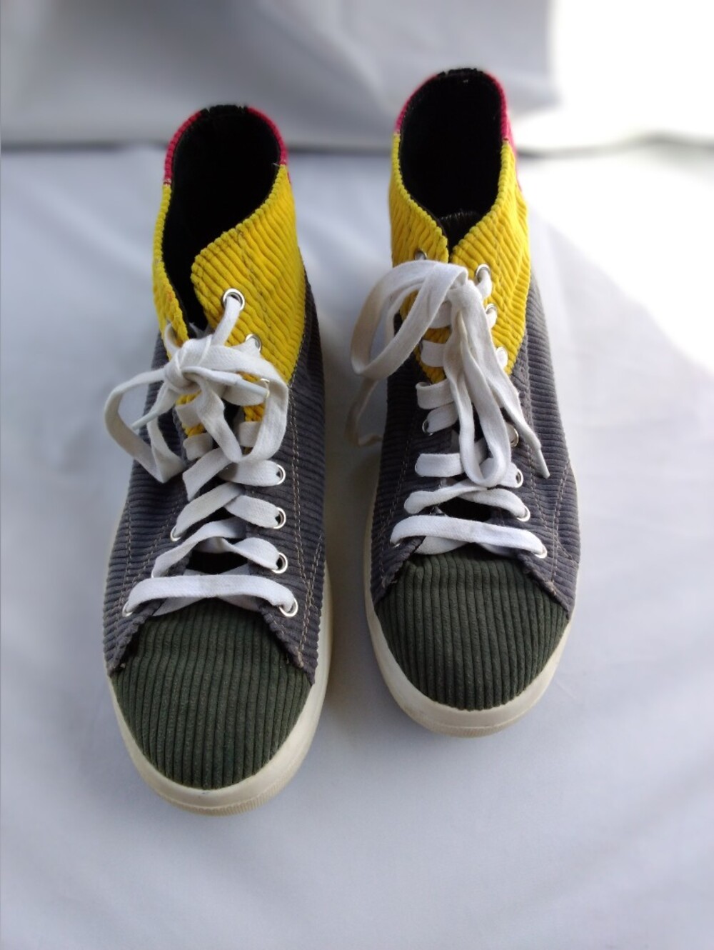 Sun + Stone Corduroy Mesa High-Top Sneakers, Multicolor Mens Size 8